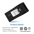 Motorola-NNTN4497DR-2250mAh