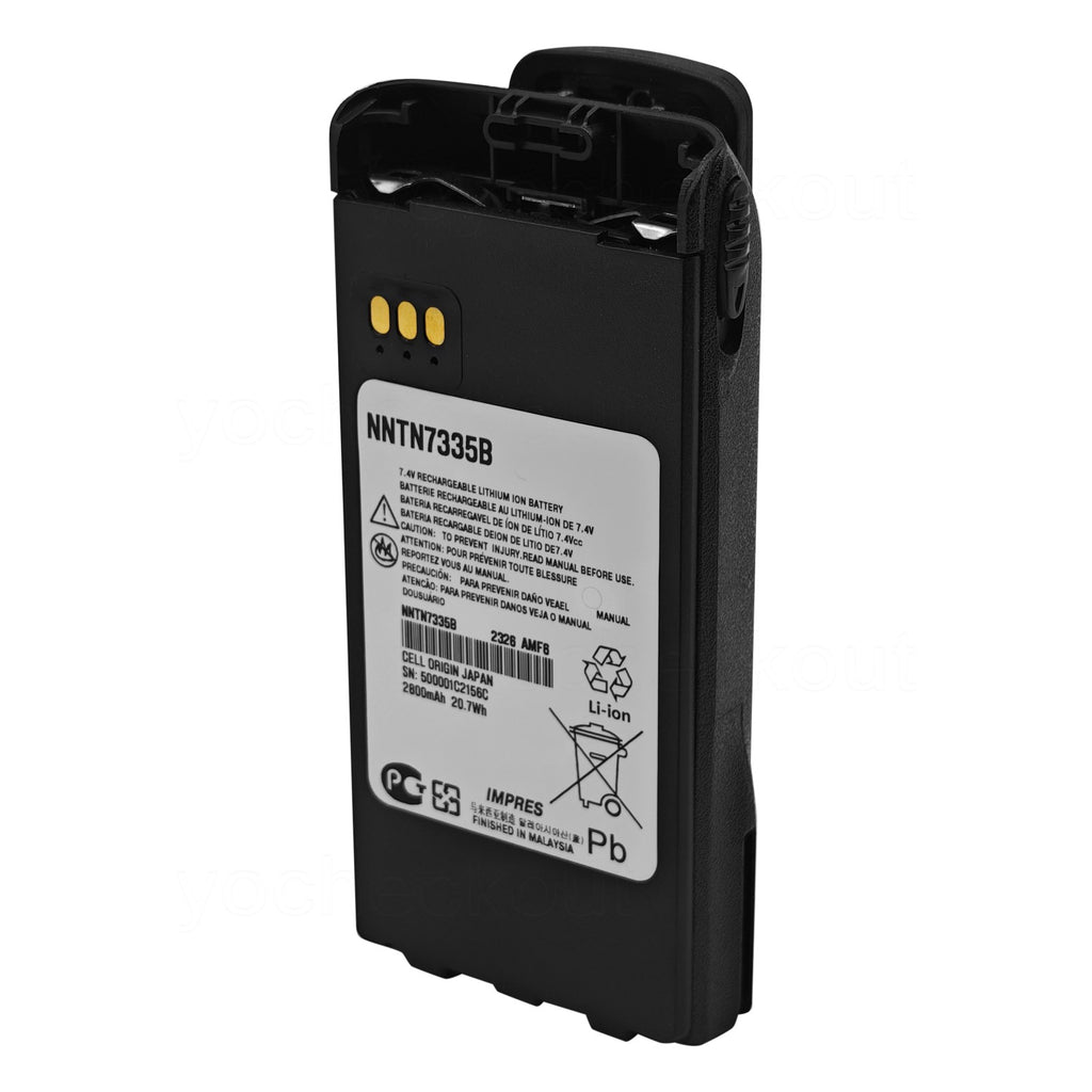 NNTN7335B Replacement Battery For Motorola XTS1500 XTS2500 Radios NNTN7554