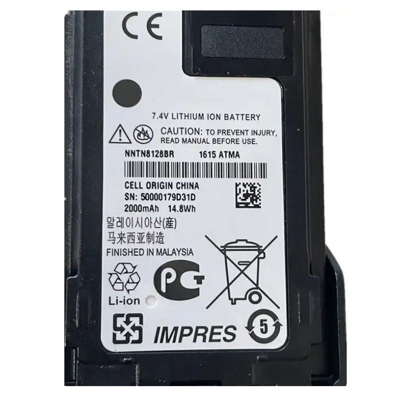 Motorola-NNTN8128BR-7.4V-2000mAh-Radio-Battery