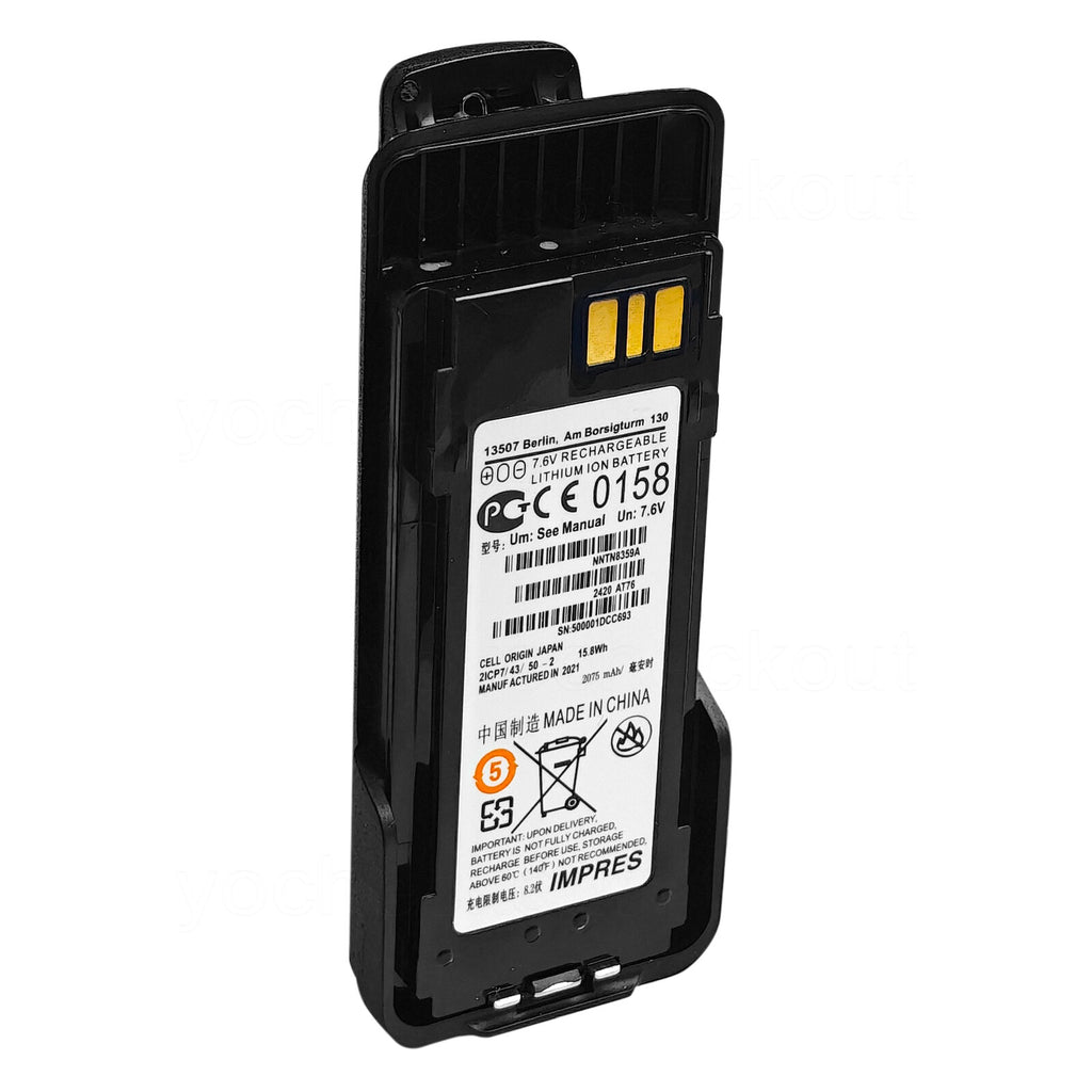 NNTN8359A Replacement Battery For Motorola DP4000ex DP4401ex DP4801ex NNTN8359C ATEX Impres
