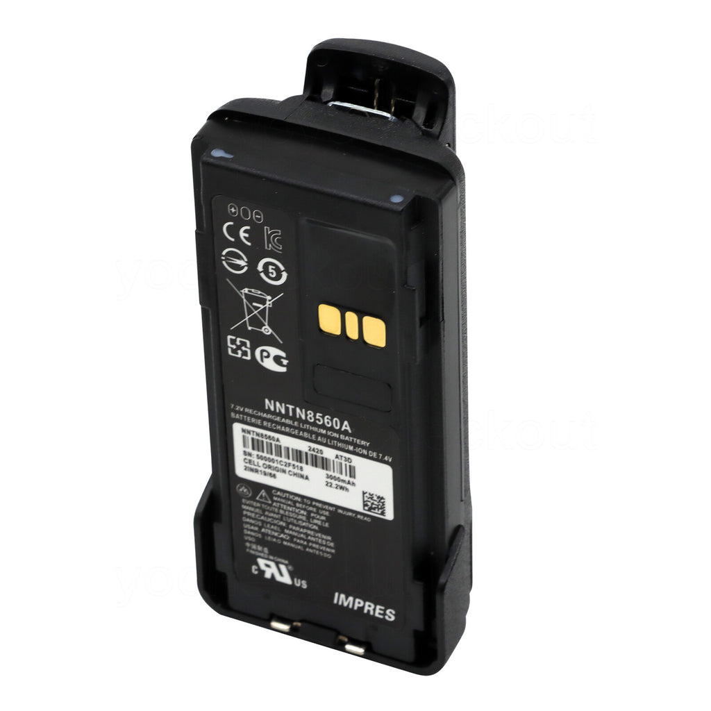NNTN8560A Replacement Battery For Motorola XPR7380E XPR7550E XPR7580E Radio NNTN8560B ATEX