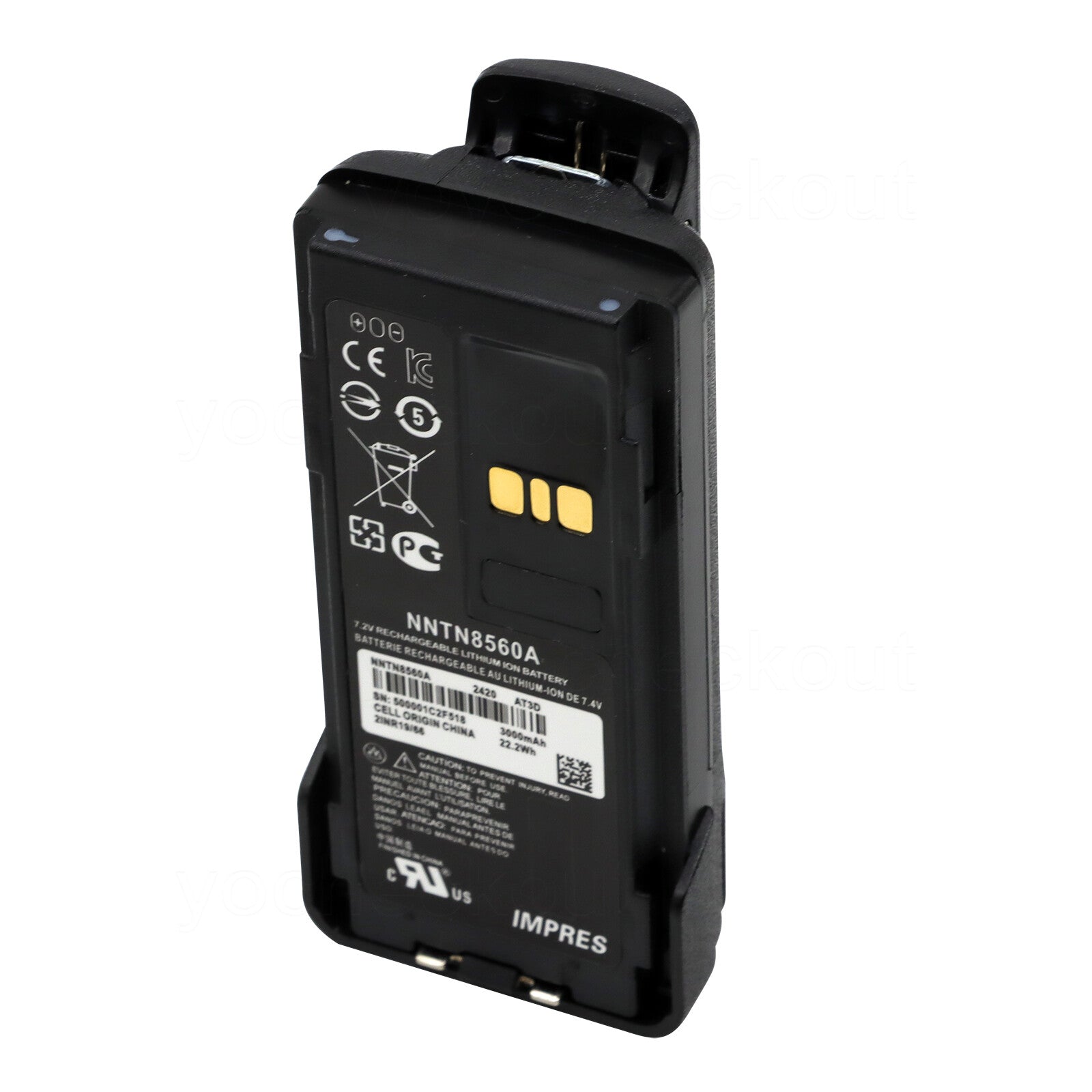 NNTN8560A Replacement Battery For Motorola XPR7380E XPR7550E XPR7580E Radio NNTN8560B ATEX