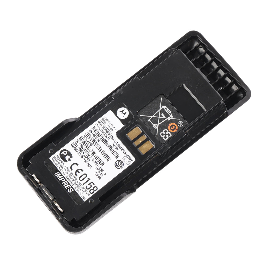 NNTN8750A Battery Replacement for Motorola APX3000 APX4000 7.4V 2050mAh