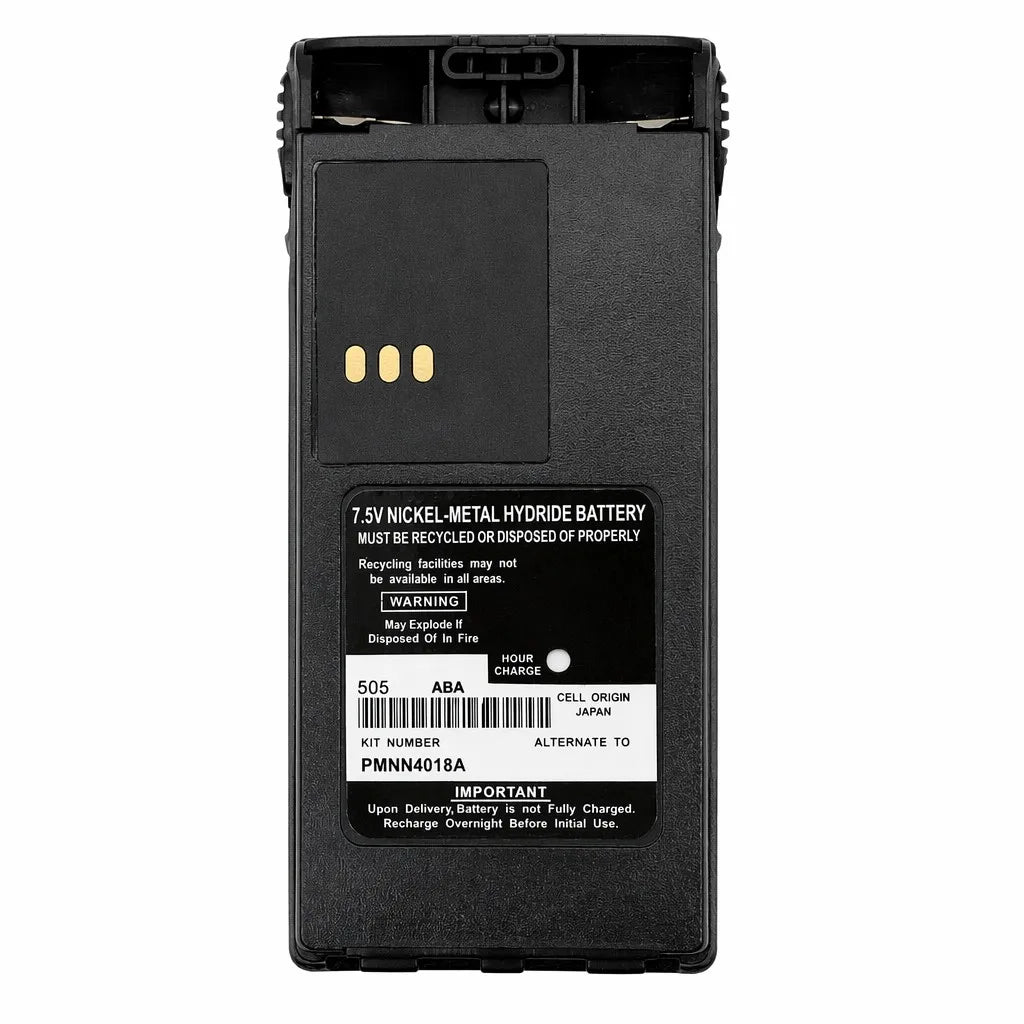 PMNN4018A Replacement Battery for Motorola 2-Way Radio 7.5V 1800mAh