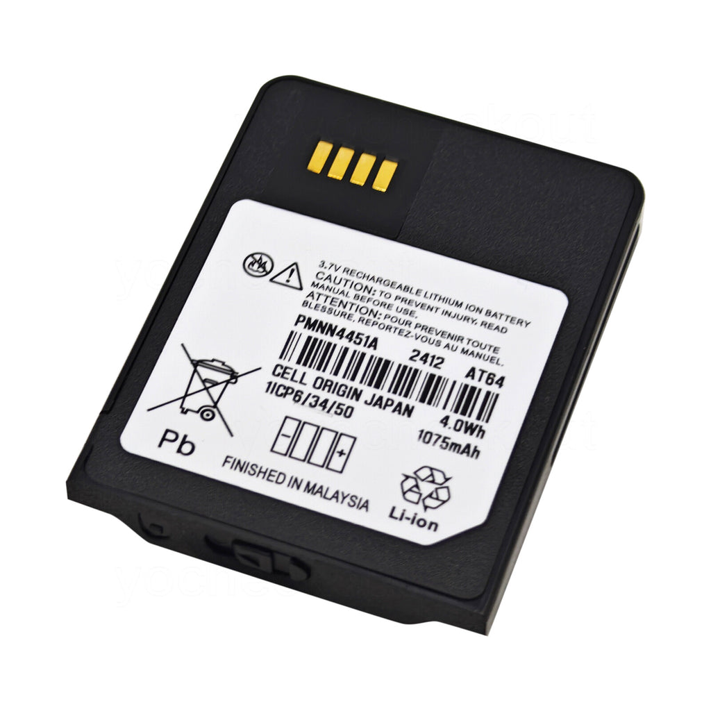 PMNN4451 Replacemen Battery ForMotorola Minitor VI Minitor 6 VII 7 PMNN4451A 1075mAh