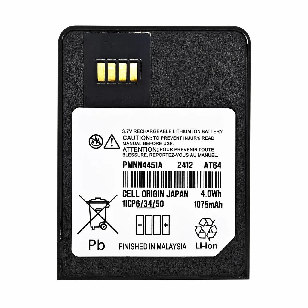 Motorola PMNN4451A 3.7V 1075mAh Li ion battery for Minitor VI 6 and Minitor VII 7
