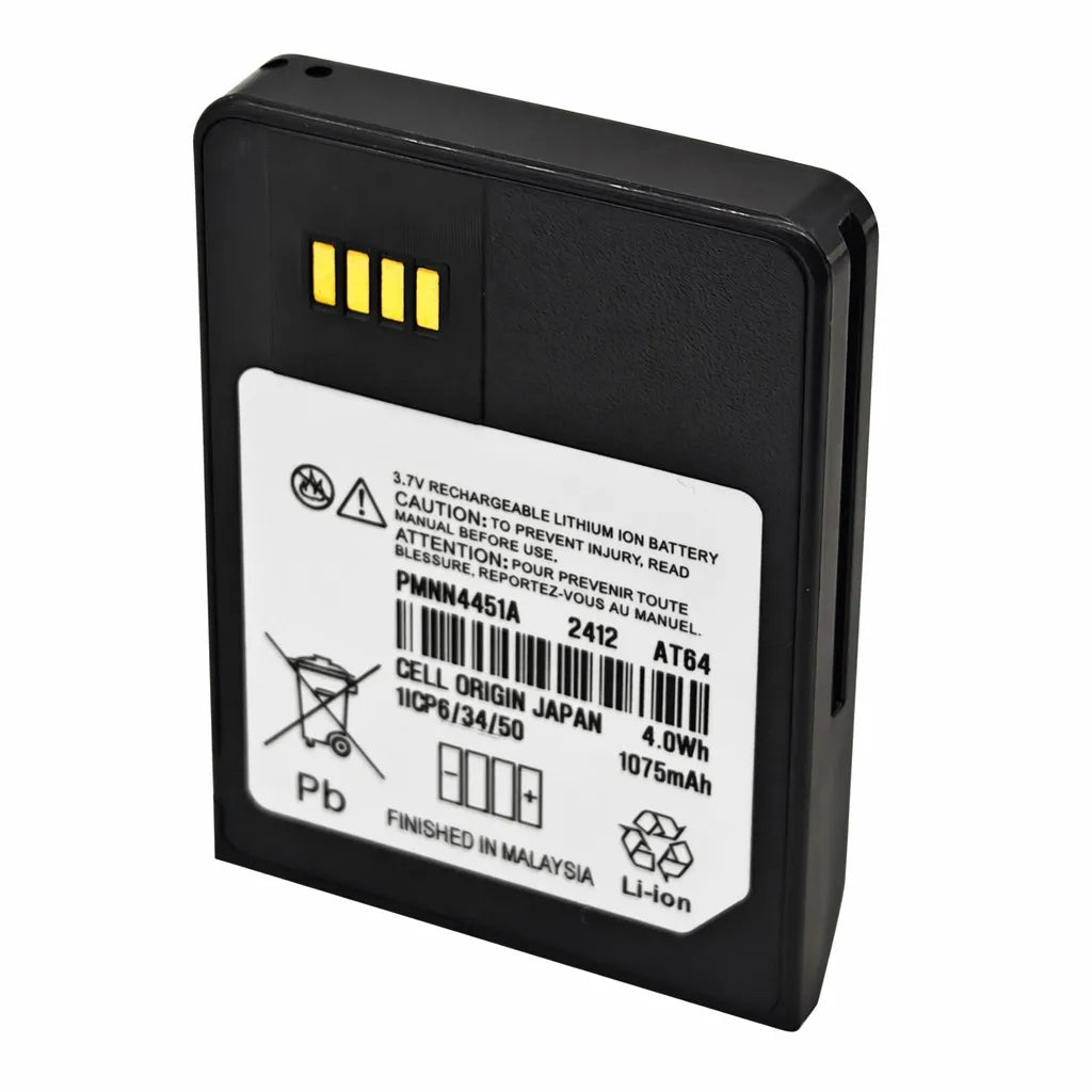 Motorola PMNN4451A 3.7V 1075mAh Li ion battery for Minitor VI 6 and Minitor VII 7