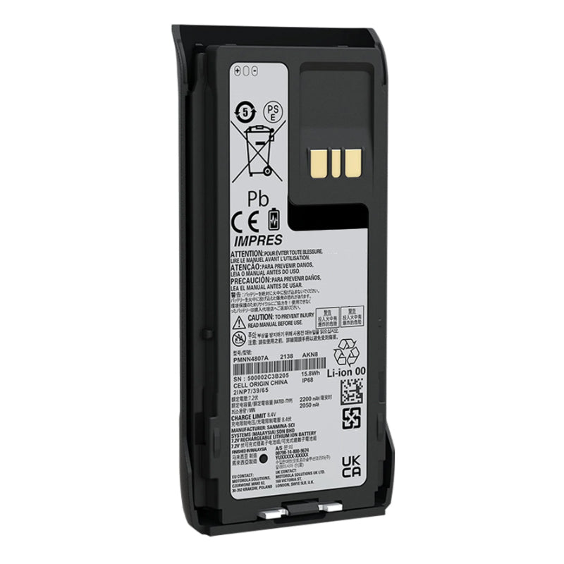 Motorola-PMNN4807A-7.2V-2200mAh-Radio-Battery