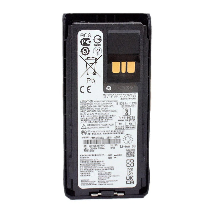 Motorola-PMNN4808A-8.4V-2450mAh-Radio-Battery