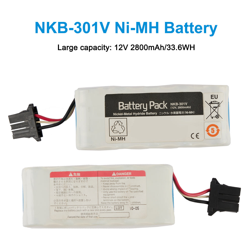 NKB-301V-12V-2800mAh-Medical-Battery