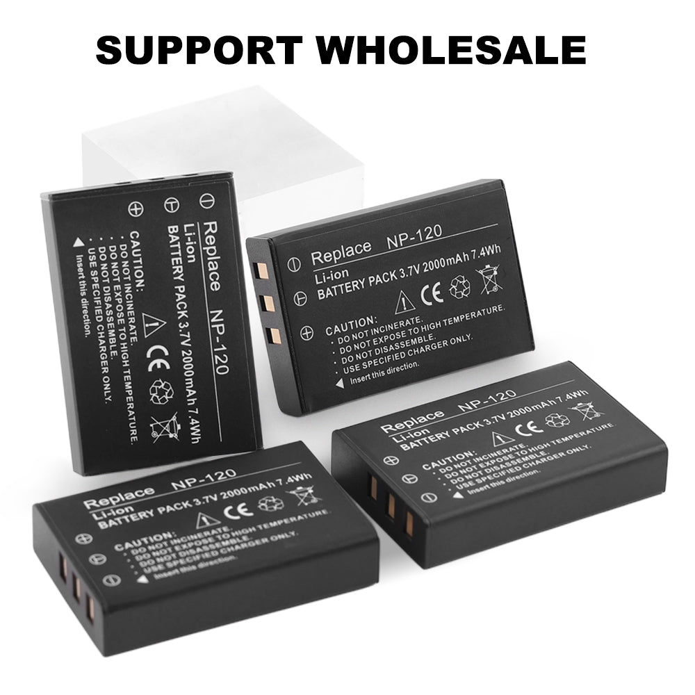 NP-120-3.7V-7.4Wh-Camera-Battery