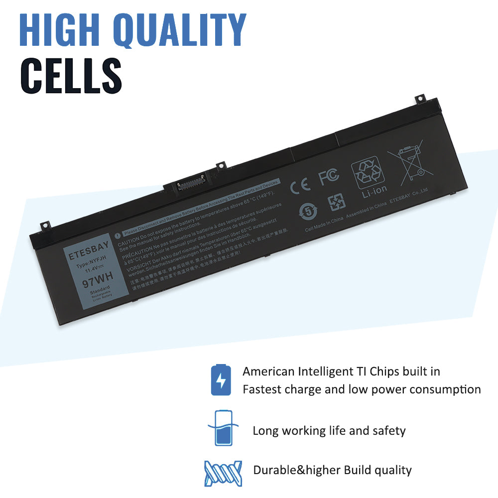 Dell-NYFJH-97Wh-Laptop-Battery