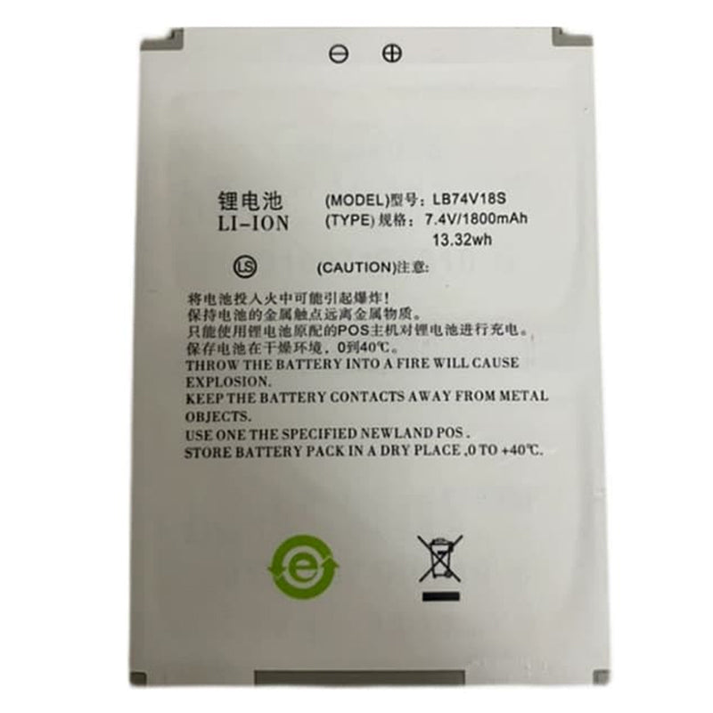 Newland-LB74V18S-7.4V-1800mAh-Printer-Battery