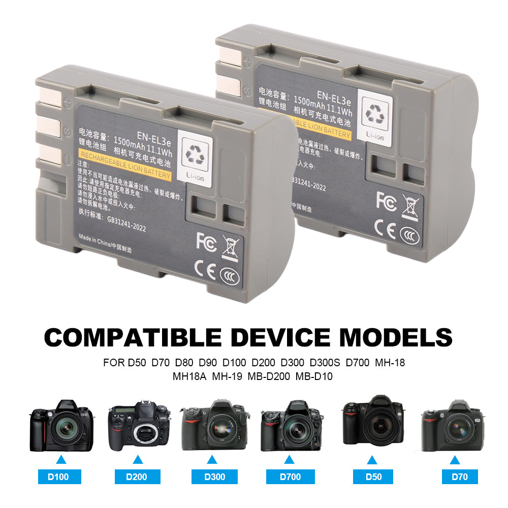 Nikon-EN-EL3e-7.4V-11.1Wh-Camera-Battery