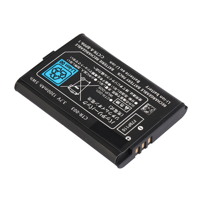Nintendo 3DS CTR-003 Battery Replacement 3.7V 1300mAh Li-ion for 2DS 2DS XL CTR-001 JAN-001 MIN-CTR-001
