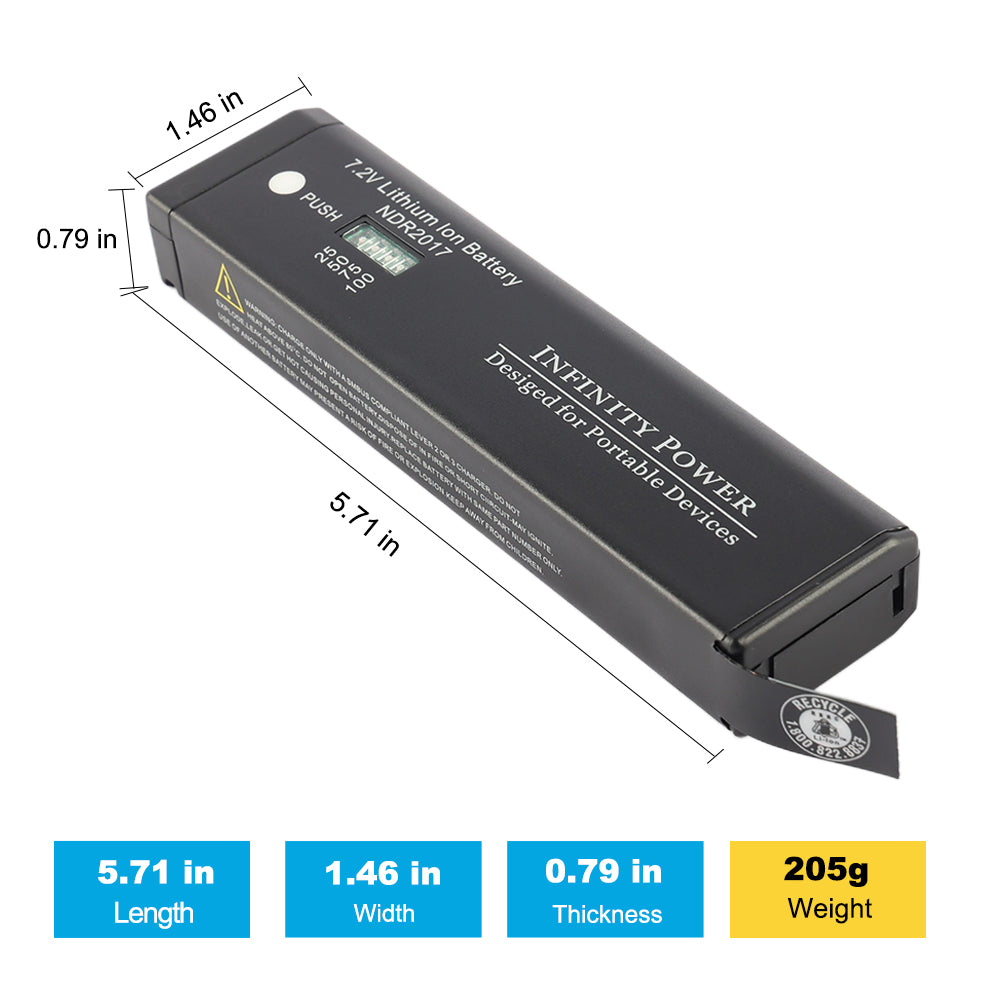 Olympus-NDR2017-7.2V-6600mAh-industrial-Battery