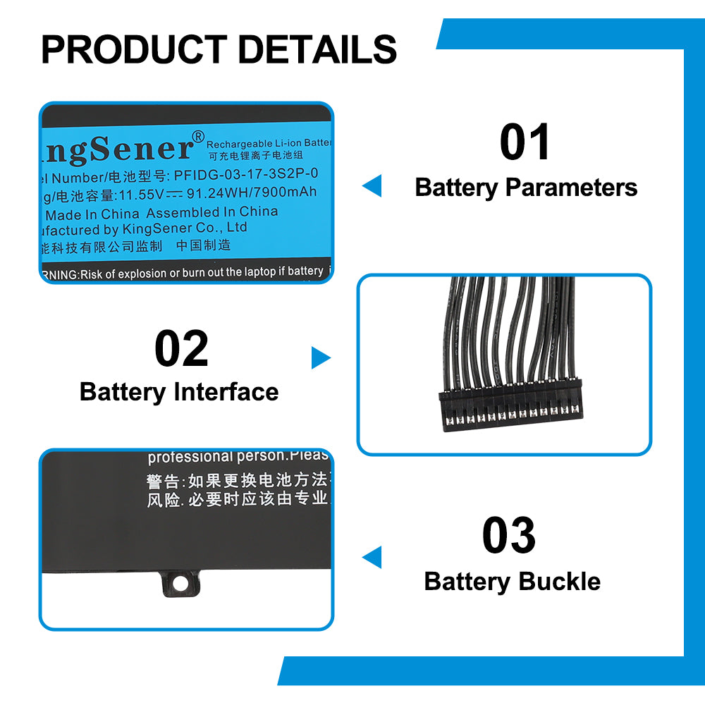 PFIDG-03-17-3S2P-0-11.55V-91.24WH-Laptop-Battery