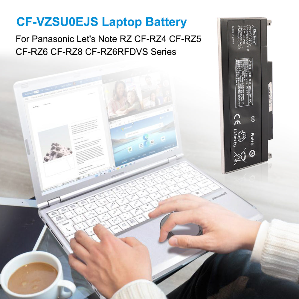 Panasonic-CF-VZSU0EJS-7.6V-36Wh-Laptop-Battery