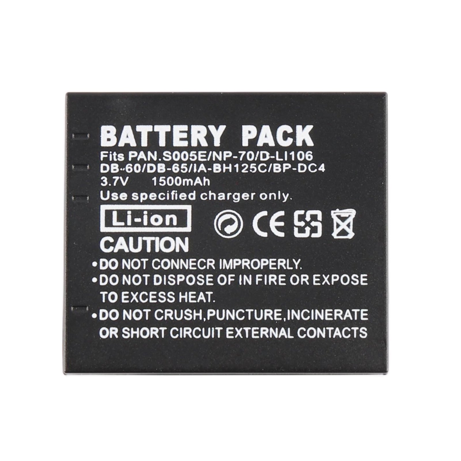 Panasonic-S005E-3.7V-5.55Wh-Camera-Battery