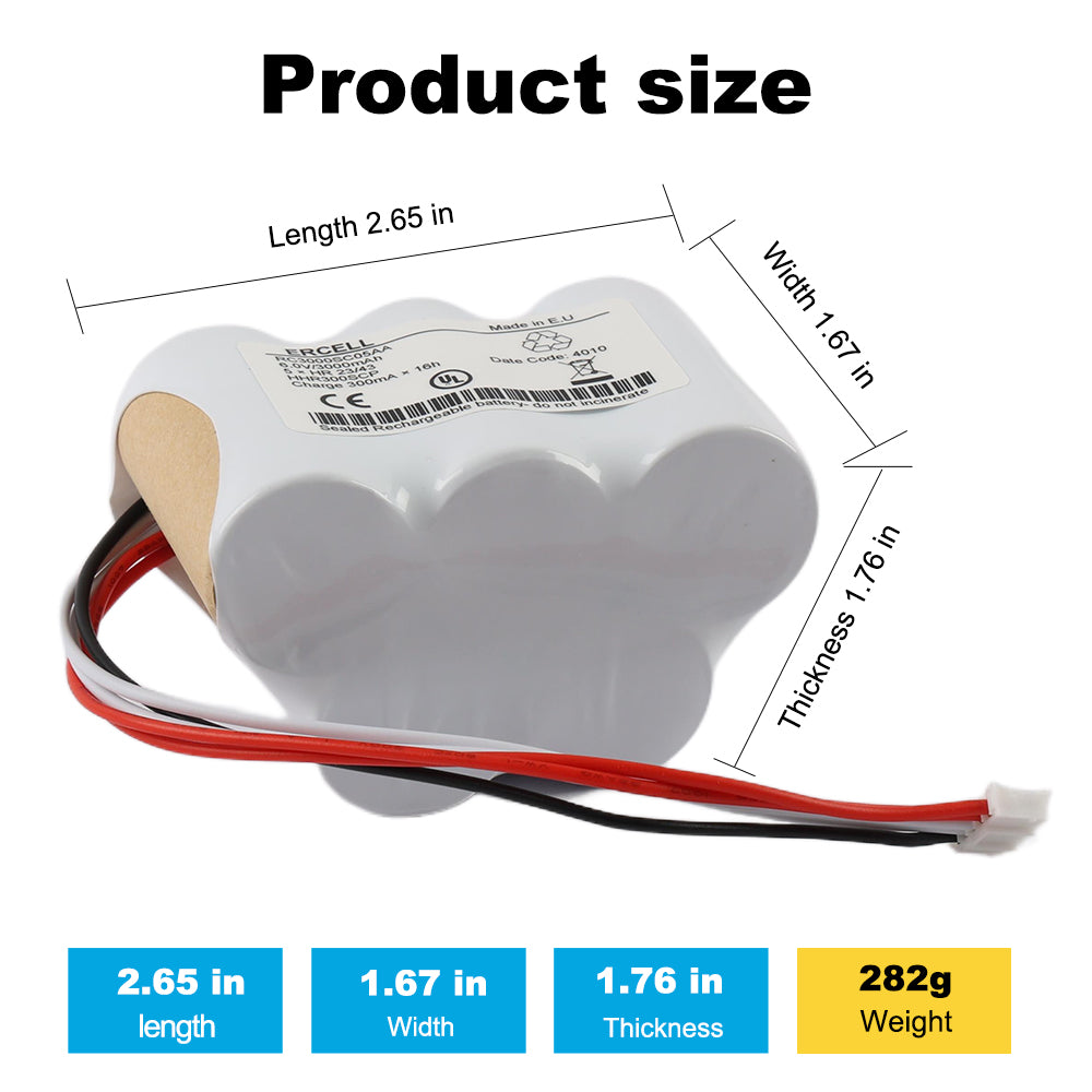 RC3000SC05AA-3000mAh-Medical-Battery