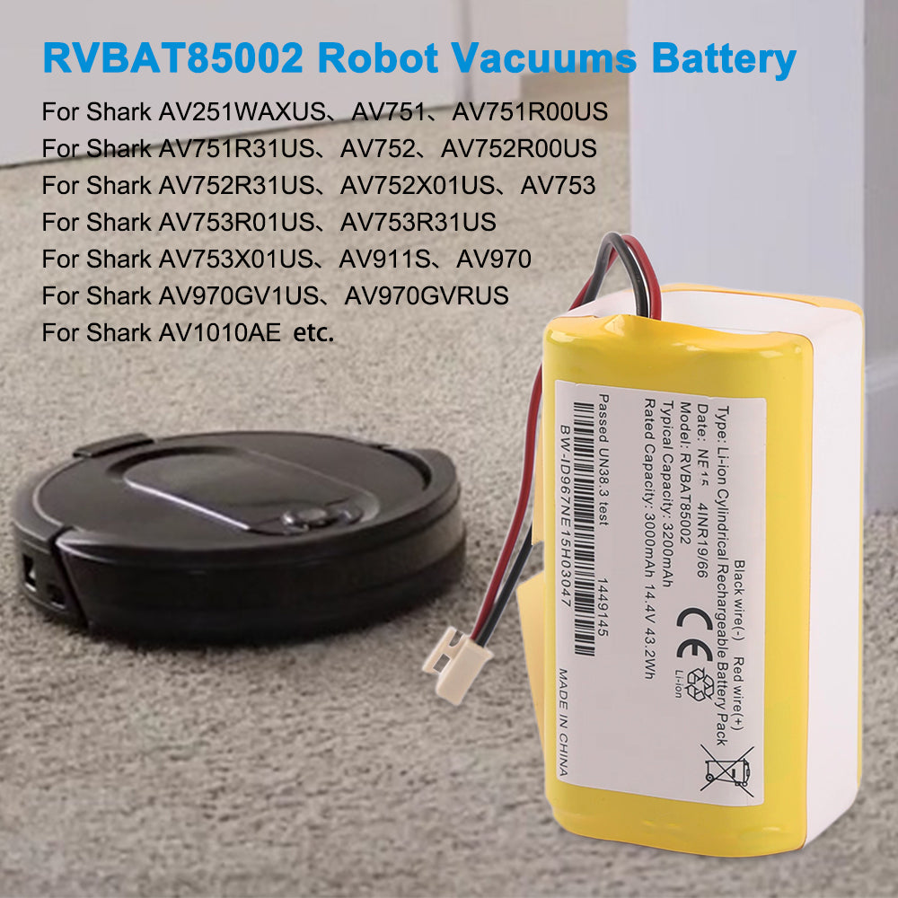 RVBAT85002-14.4V-46.08WH-Robot-Vacuums-Battery