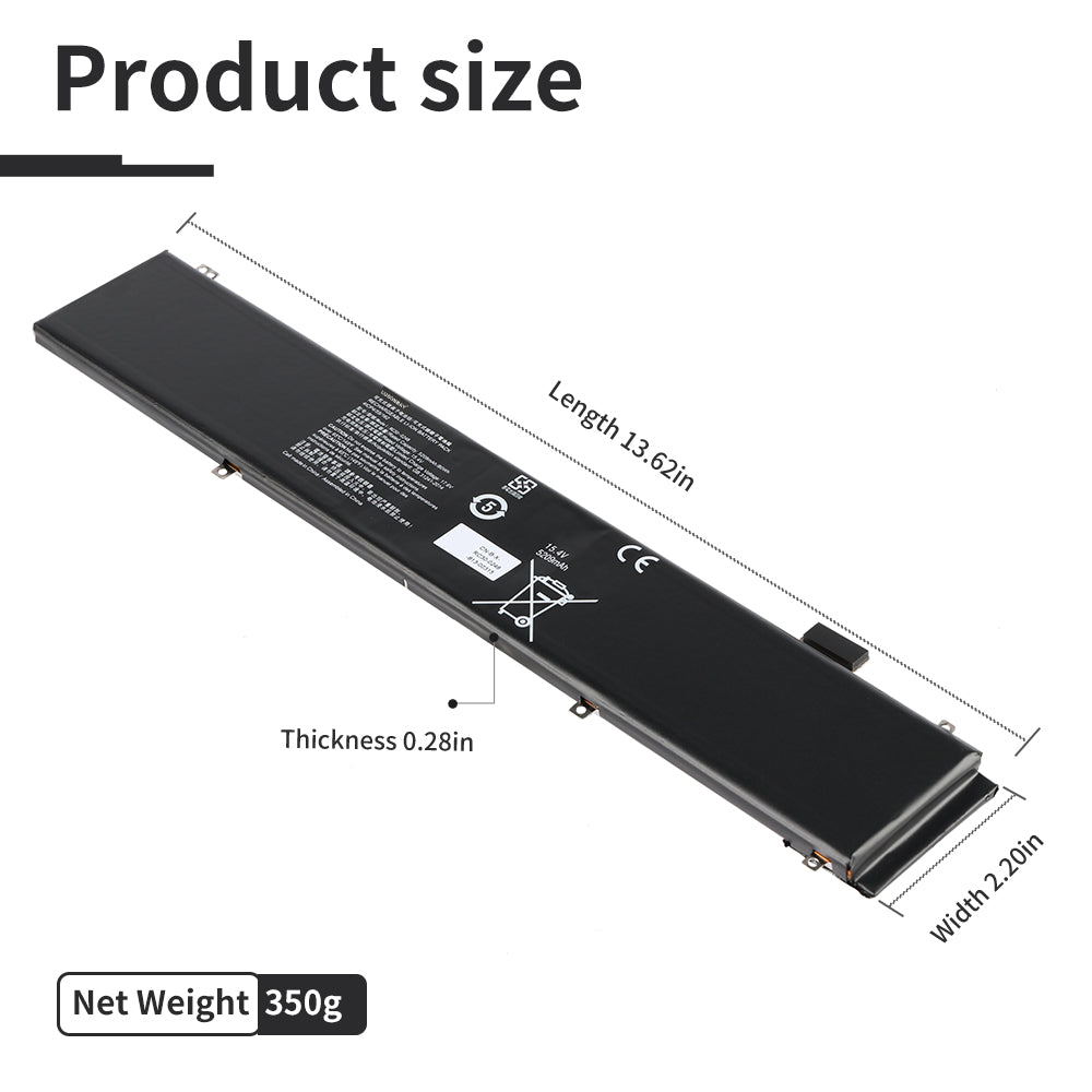 New OEM Replacement Battery RC30-0248 For Razer Blade 15 (2018-2021 Models) – 80Wh, 11.1V