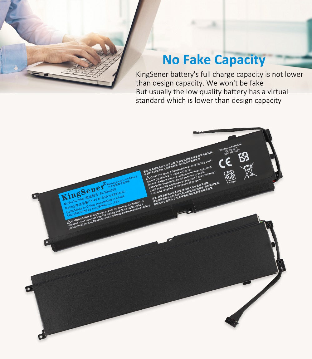 RC30-0328 Battery for Razer Blade 15 Base 2020 2021 — 15.4V 65Wh