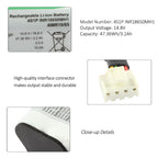 Resemed-4S1P INR18650MH1-14.8V-47.36WH-Medical-Battery