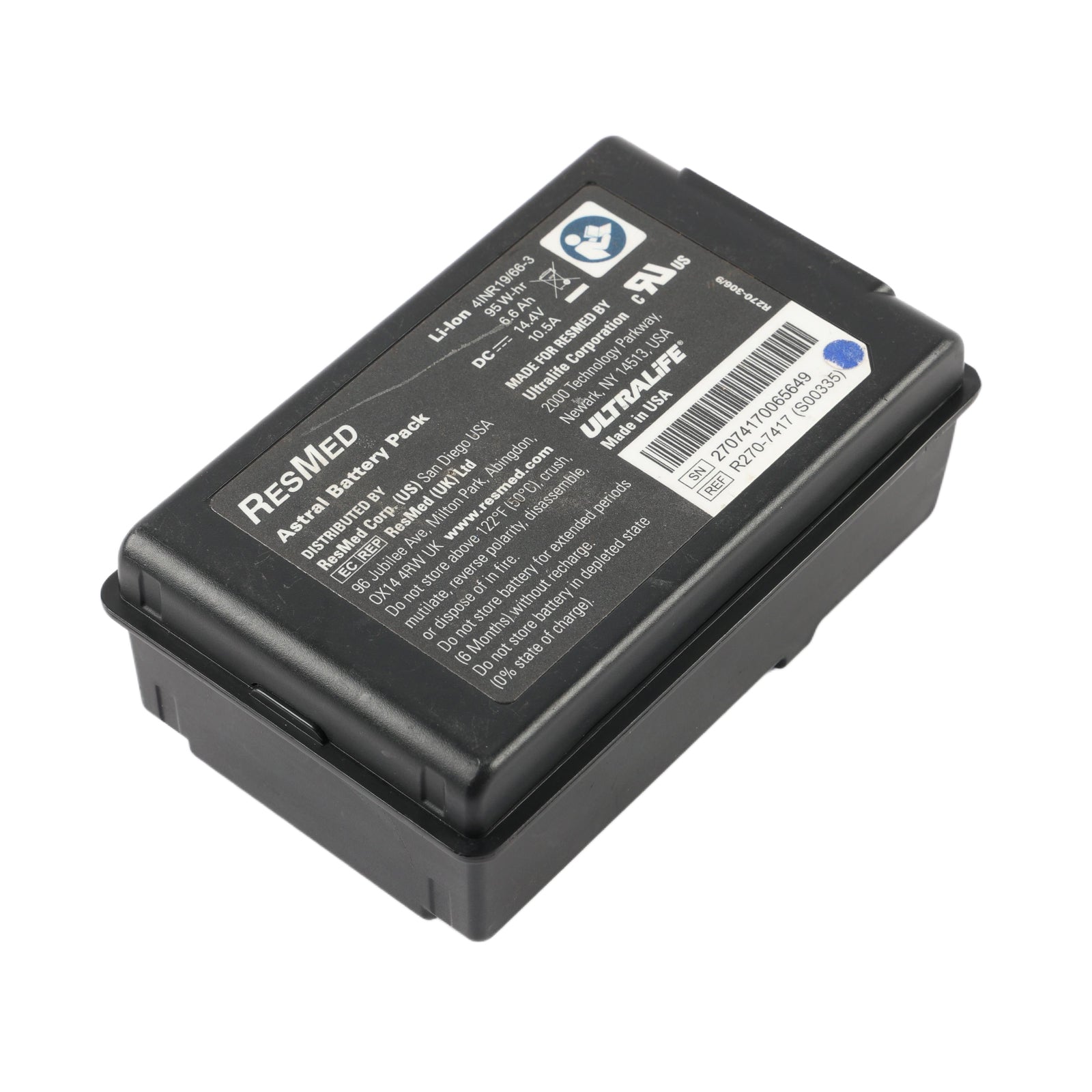 Resmed-ASTRAL-R270-7417-Battery