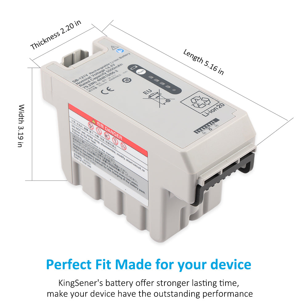 SB-121V Rechargeable Li-ion Battery For NIHON KOHDEN EMS-1052 Semi-automatic External Defibrillator
