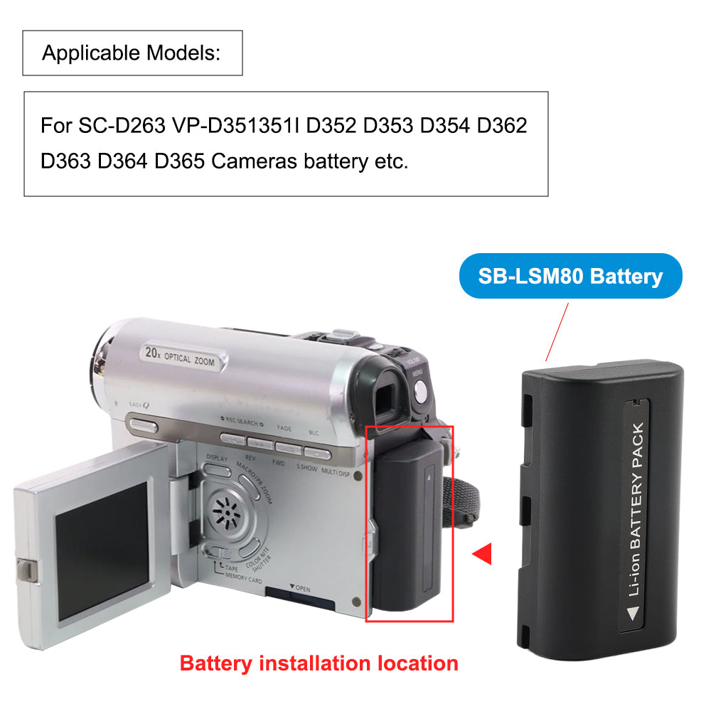 Samsung-SB-LSM80-Camera-Battery