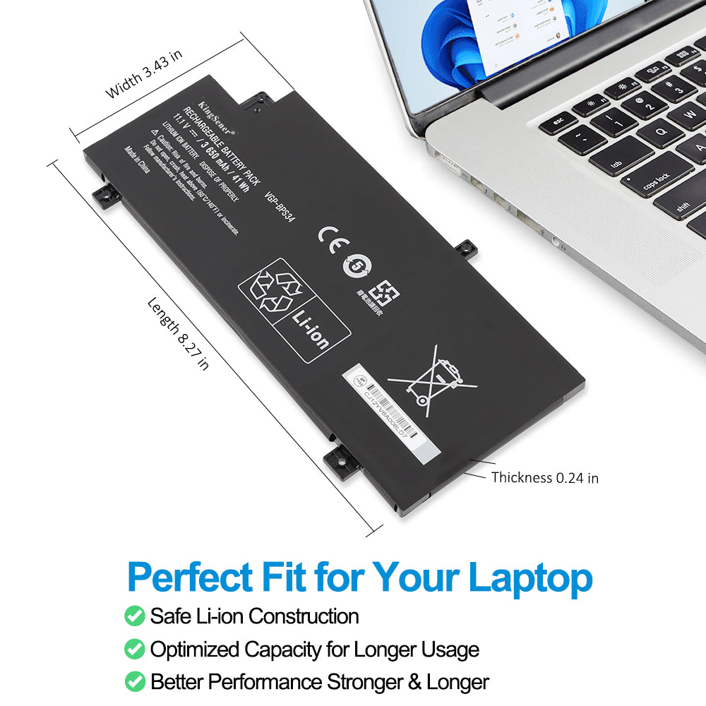 SONY-VGP-BPS34-11.1V-41Wh-Laptop-Battery