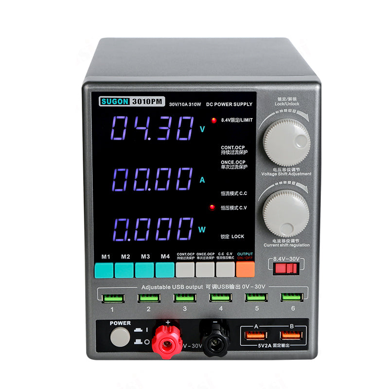 3010PM Programmable DC Power Supply 30V 10A Voltage – BatteryMall.com