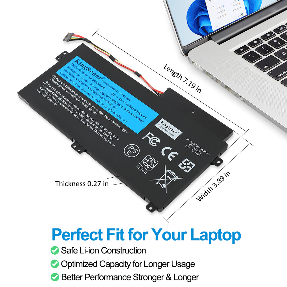 Kingsener-AA-PBVN3AB-laptop battery-3780mAh