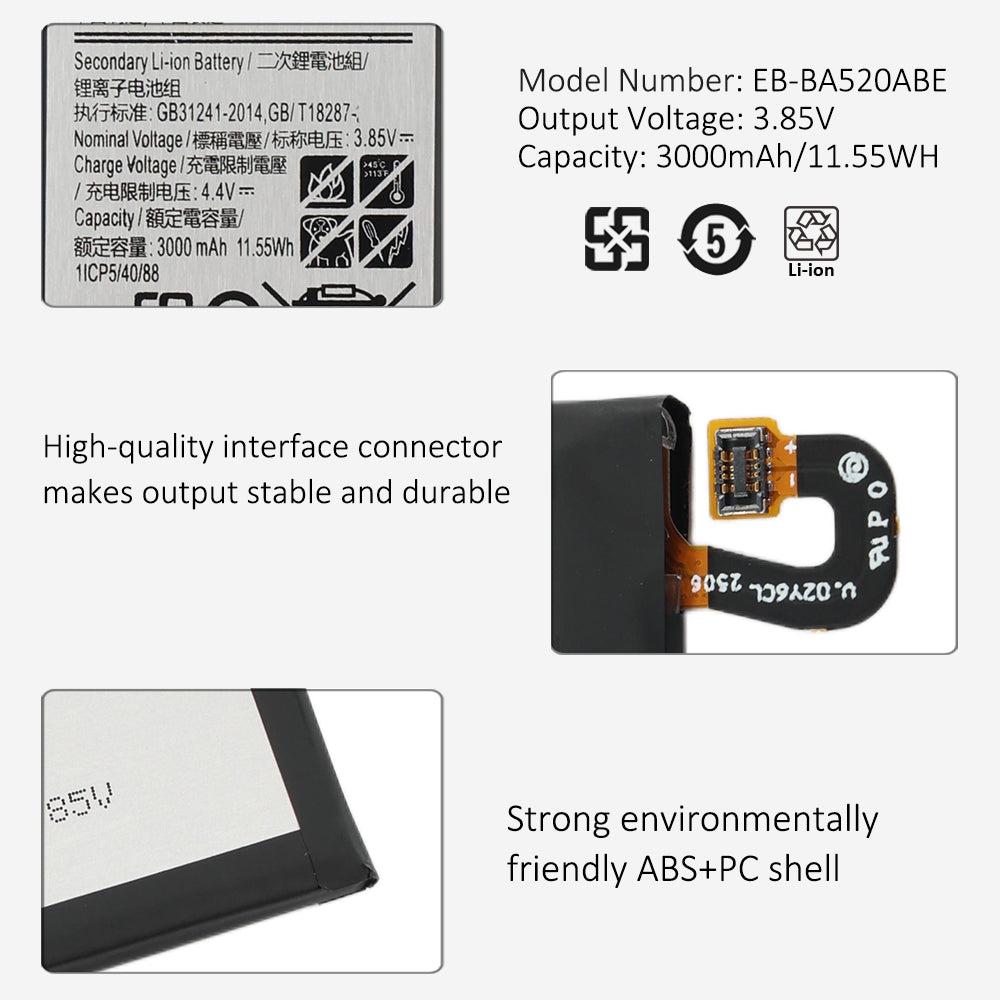 Samsung-EB-BA520ABE-Phone-Battery