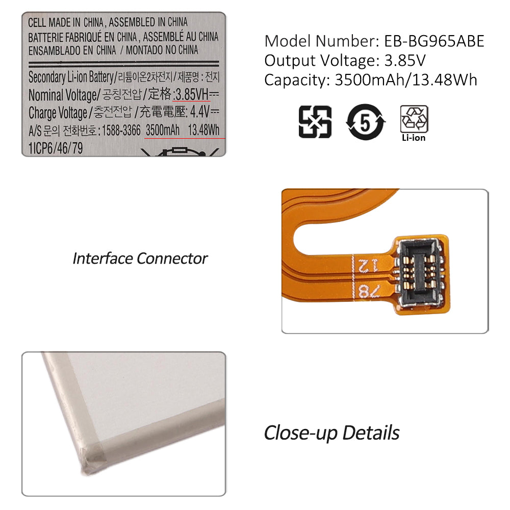 Samsung-EB-BG965ABE-3.85V-13.48Wh-Phone-Battery