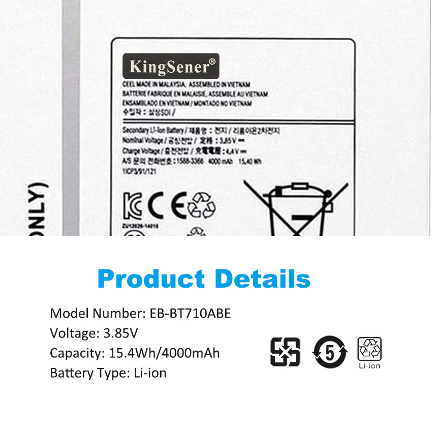 Samsung-EB-BT710ABE-3.85V-4000mAh-Tablet-Battery