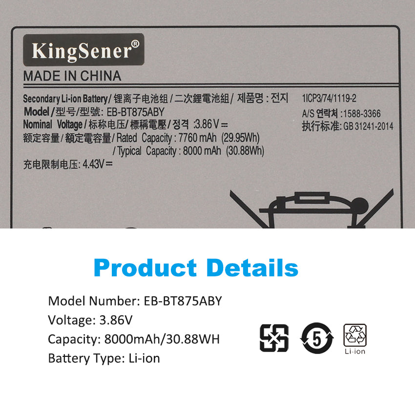 Samsung-EB-BT875ABY-3.86V-30.88WH-Tablet-Battery