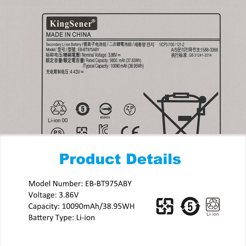 Samsung-EB-BT975ABY-3.86V-38.95WH-Tablet-Battery