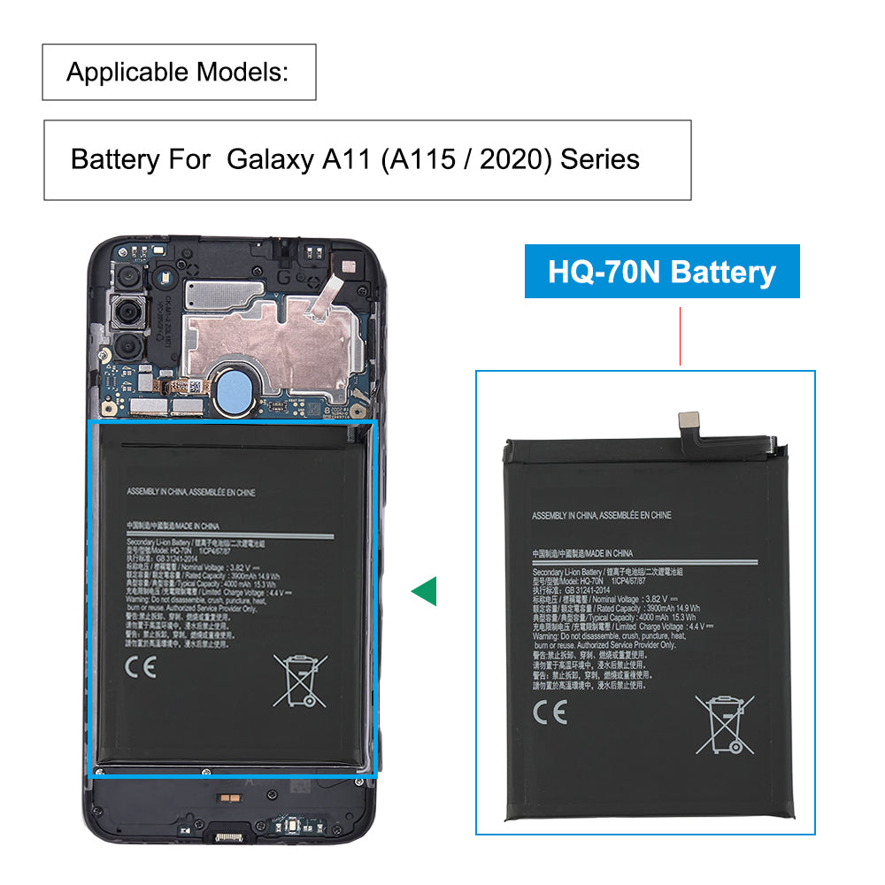 Samsung-HQ-70N-4000mAh-Phone
-Battery