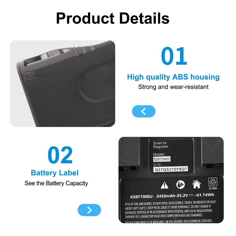 Shark-XSBT700EU-25.2V-61.74Wh-Vacuum-Cleaner-Battery