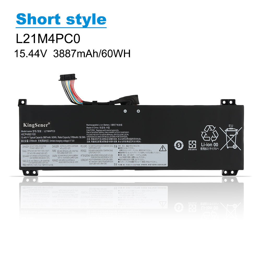 Kingsener L21M4PC0 Laptop Battery For Lenovo Legion 5-15IAH7 5-15ARH7 5-15ARH7H 5-15IAH7H / IdeaPad Gaming 3-15IAH7 3-15ARH7 Series L21M4PC1