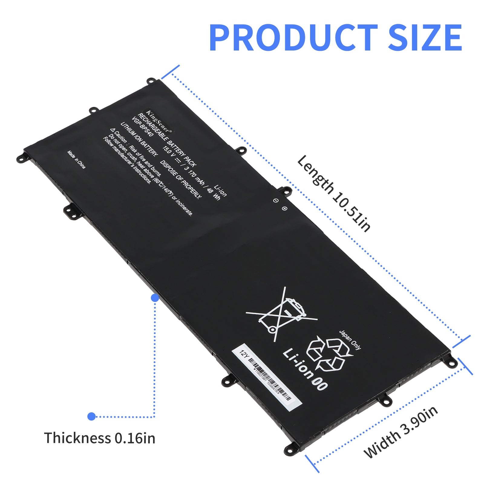VGP-BPS40 Sony VAIO Flip 14A 15A SVF14N SVF15N Battery 48Wh