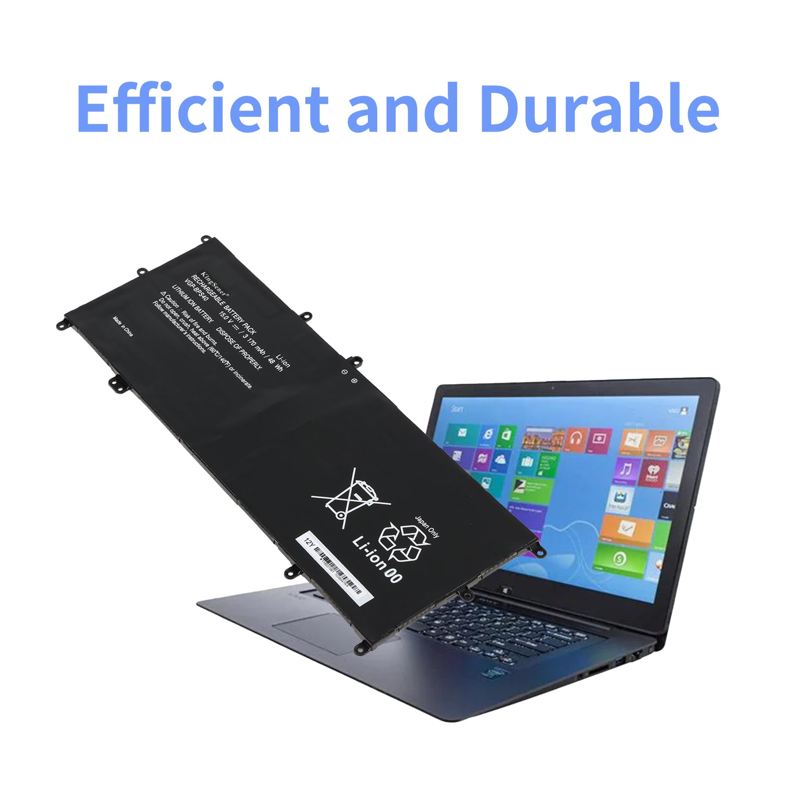 VGP-BPS40 Sony VAIO Flip 14A 15A SVF14N SVF15N Battery 48Wh