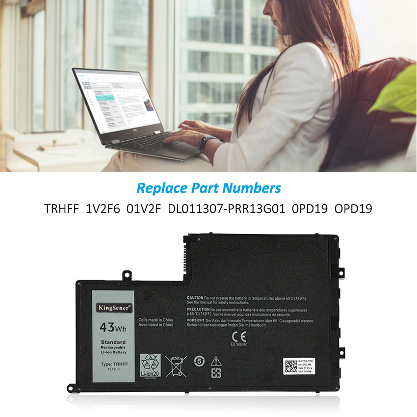 0PD19 TRHFF Battery for Dell Latitude 3450 3550 11.1V 43Wh