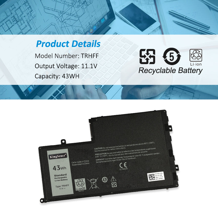 0PD19 TRHFF Battery for Dell Latitude 3450 3550 11.1V 43Wh