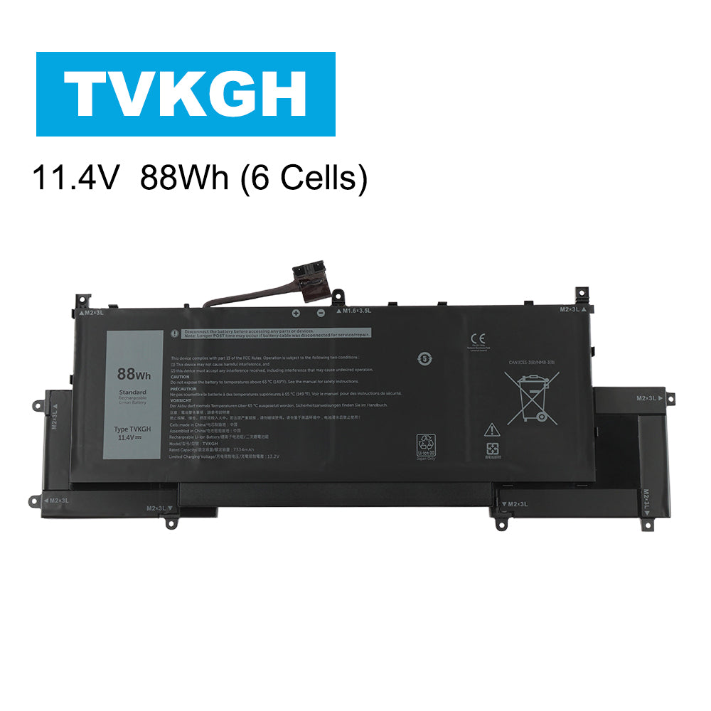 TVKGH-88Wh-Laptop-Battery