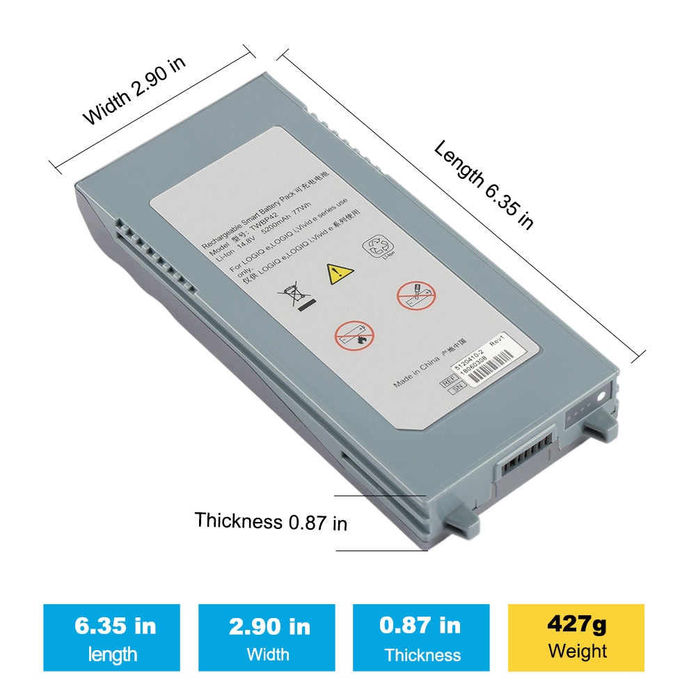 GE-TWBP42-5200mAh-Medical-Battery