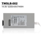 Kingsener TWSLB-002 電池 2600 mAh 適用於 Edan M50 IM8 IM70 IM50 ECG EKG 生命徵象監測儀電池 Drager Vista 129 Vista 120 Vista F2 Vista V8