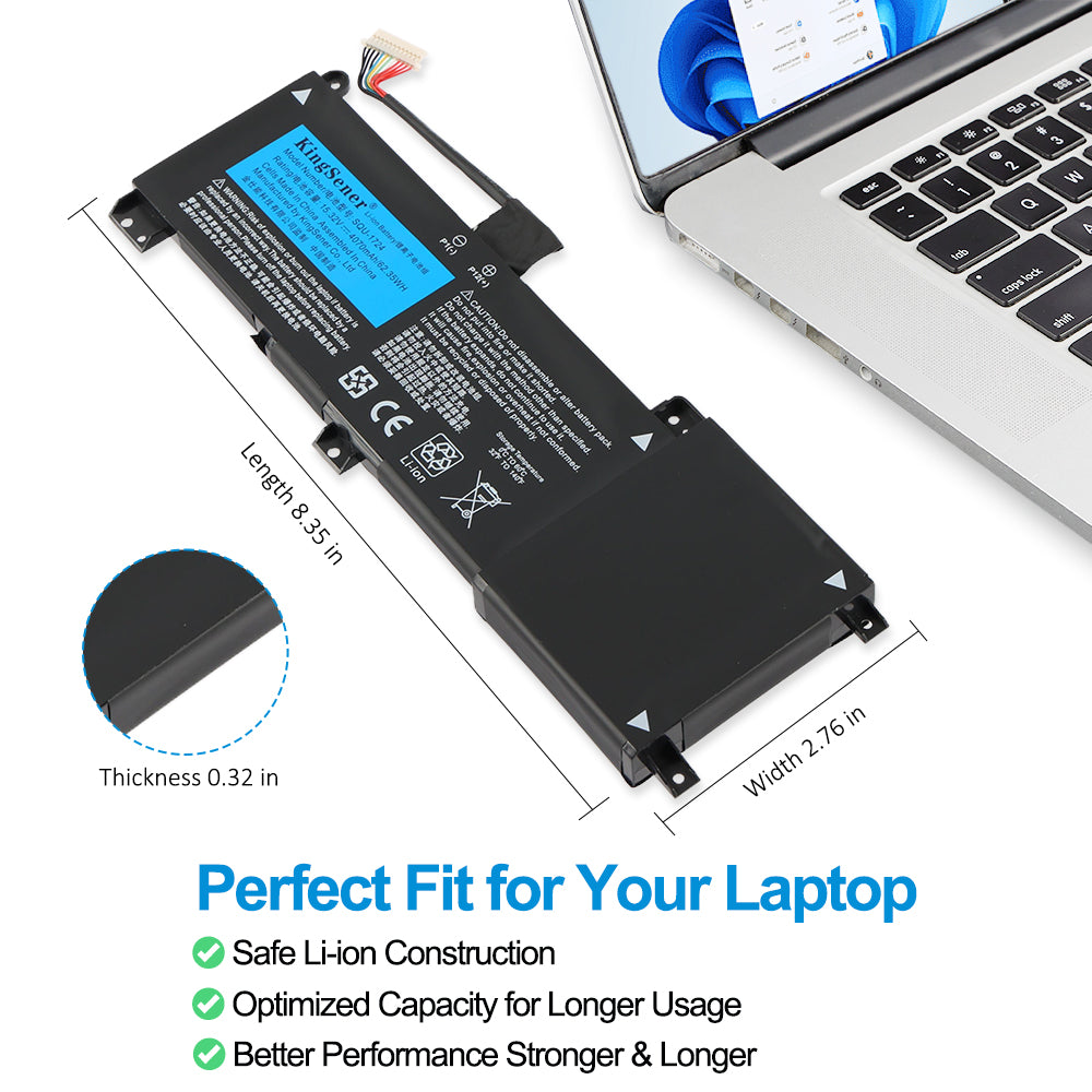 ThundeRobot-SQU-1724-15.32V-62.35Wh-Laptop-Battery